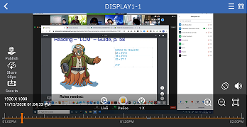 Live Monitor Online Classes, Play Back Recorded Footage